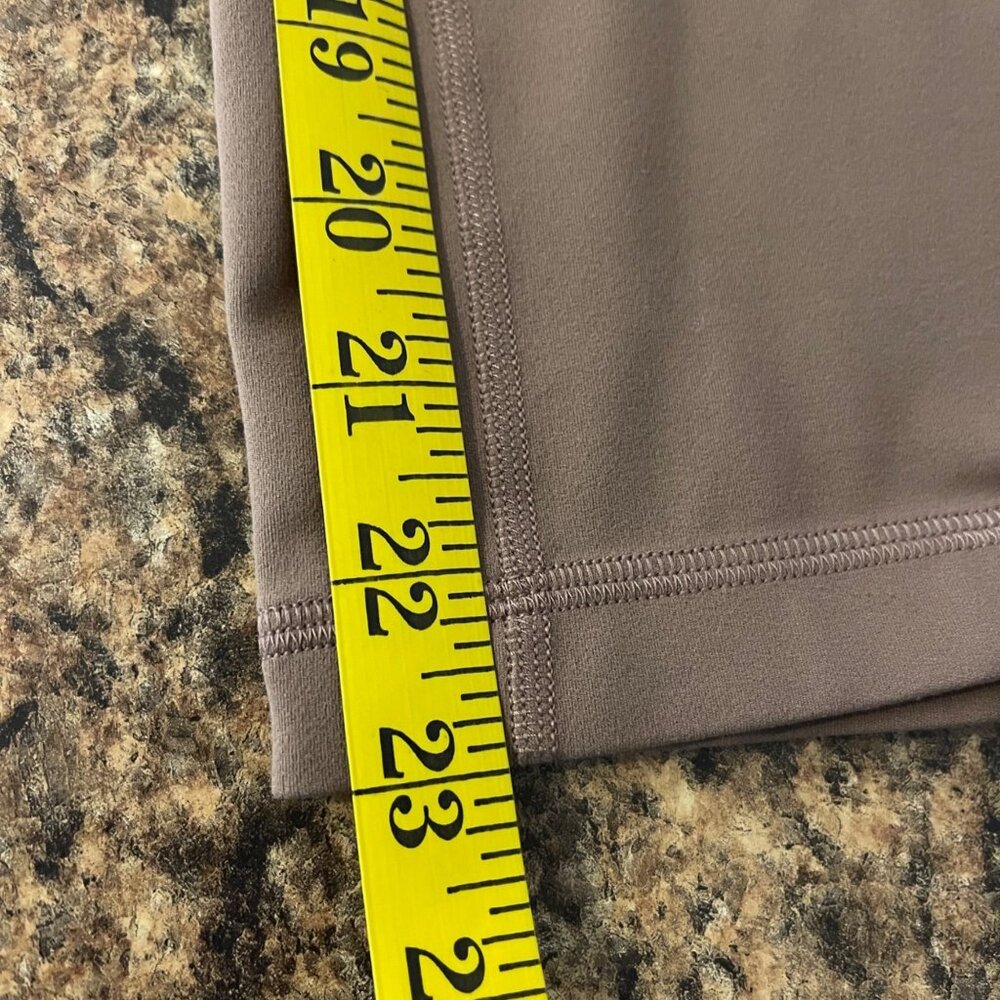 Lululemon Women Wide Leg Crop Pants Size 12 Brown Athleisure Yoga Gym Comfort - Picture 9 of 10